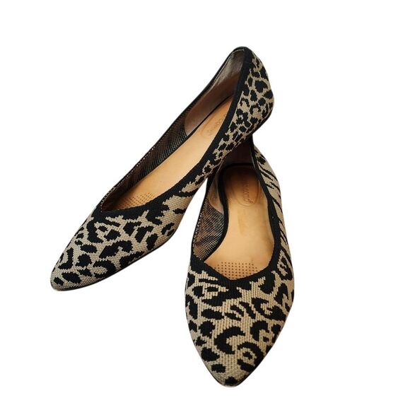 Corso Como Jullia Ballet Leopard Print Knit Slip-on‎ Flats Sz 8.5 - Picture 9 of 9